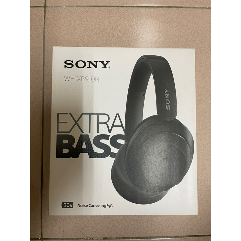 Sony WH-XB910N 耳罩式耳機 黑色 二手