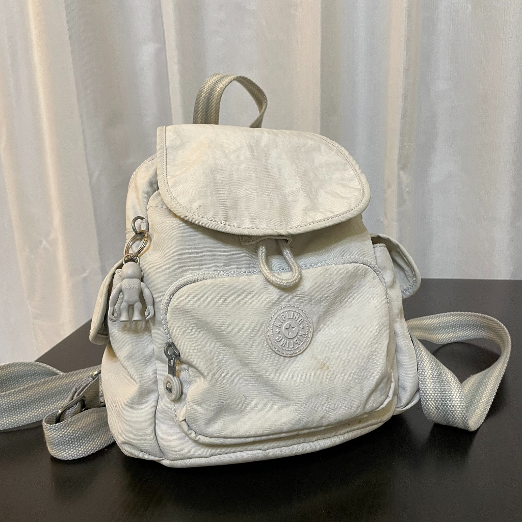 kipling 拉鍊掀蓋後背包 city pack mini 二手