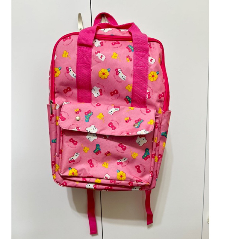 Hello Kitty後背包帆布包兒童包包手提包肩背包小孩包包三麗鷗粉色後背包