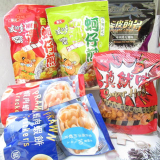 華元 家庭號 波的多洋芋片 蚵仔煎（原味、辣味、布列塔尼鹽）/辣起司洋芋脆片/蝦肉蝦餅/真魷味 超取訂單一筆最多6包