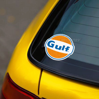 萊特 汽機車貼紙 GULF石油贊助商 3M反光貼紙