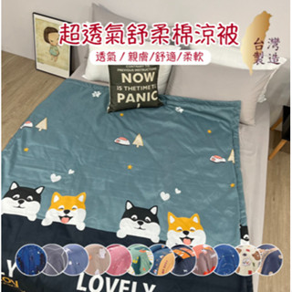 『御守家居』👍新色上市🇹🇼臺灣製🇹🇼 舒柔棉涼被 150X180cm 雙面涼被 夏被 被子 冷氣被 空調被 春夏涼被