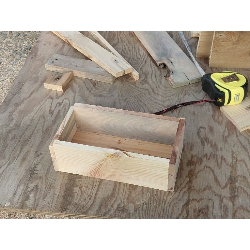 🪚小店救新⚒️ 工業風！！實木棧板 工具收納盒 可訂製