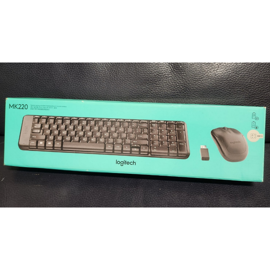 全新Logitech羅技 MK220 無線滑鼠鍵盤組