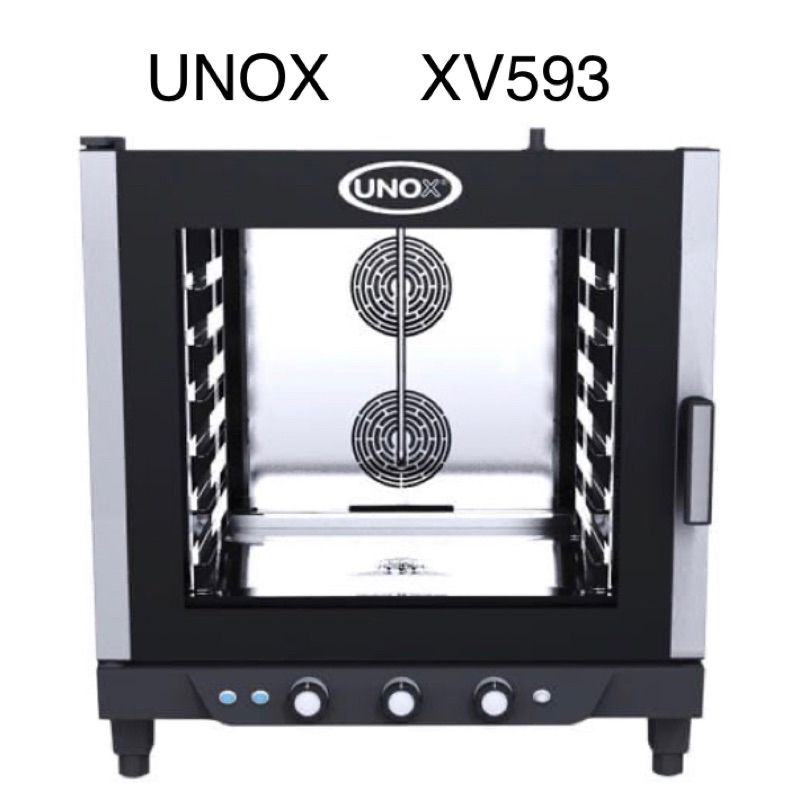 【捷芃餐飲設備】UNOX CHEFLUX 旋鈕蒸烤箱 XV593 / 7盤蒸烤箱