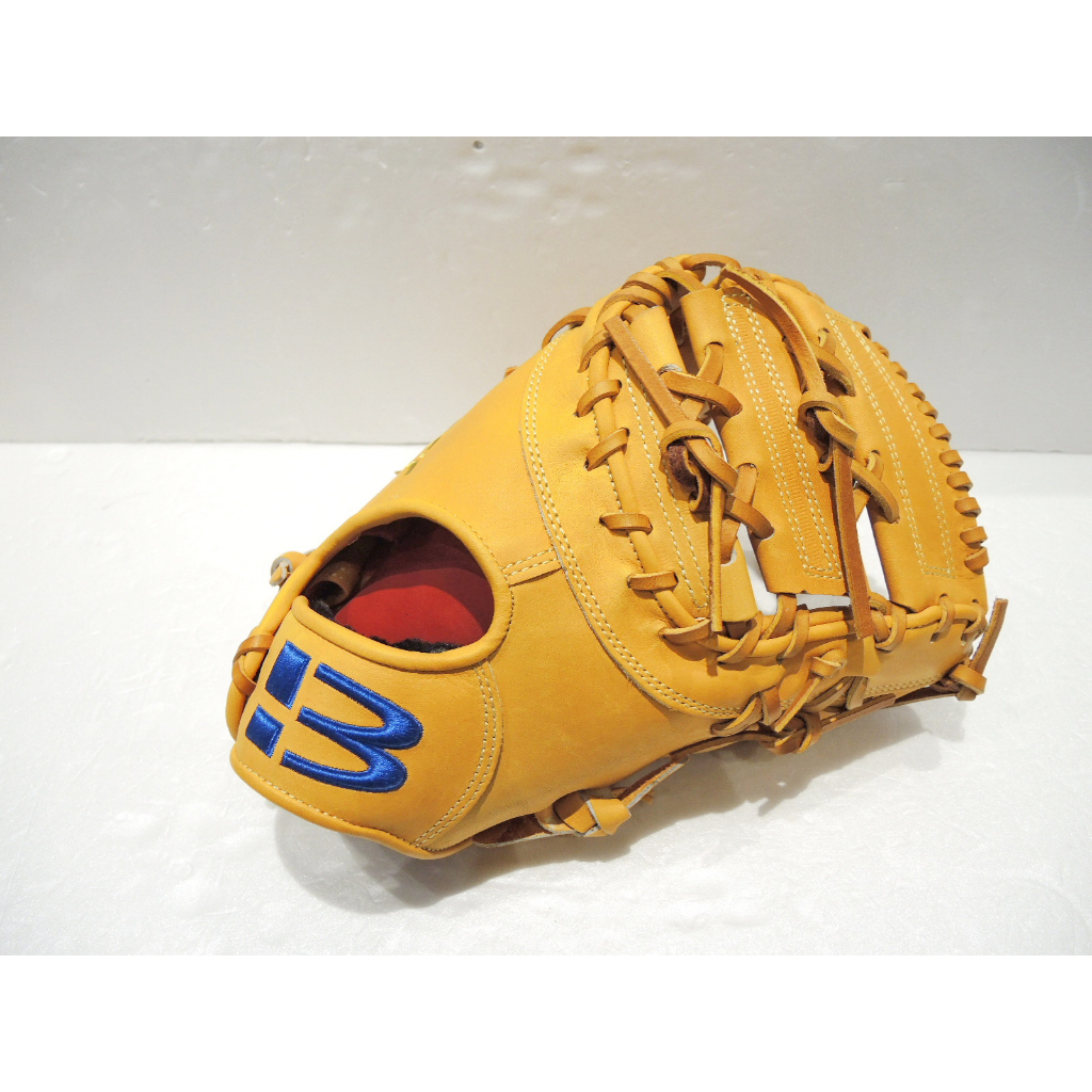 BRETT 頂級藍標棒球手套 棒壘球 一壘手手套 (GB-BL-FM130)原皮