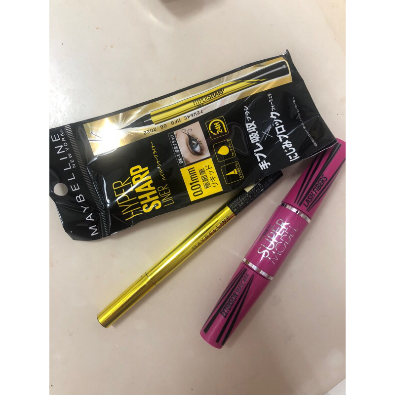 （全新/二手）眼線液筆 睫毛膏 媚比琳 maybelline Mistine