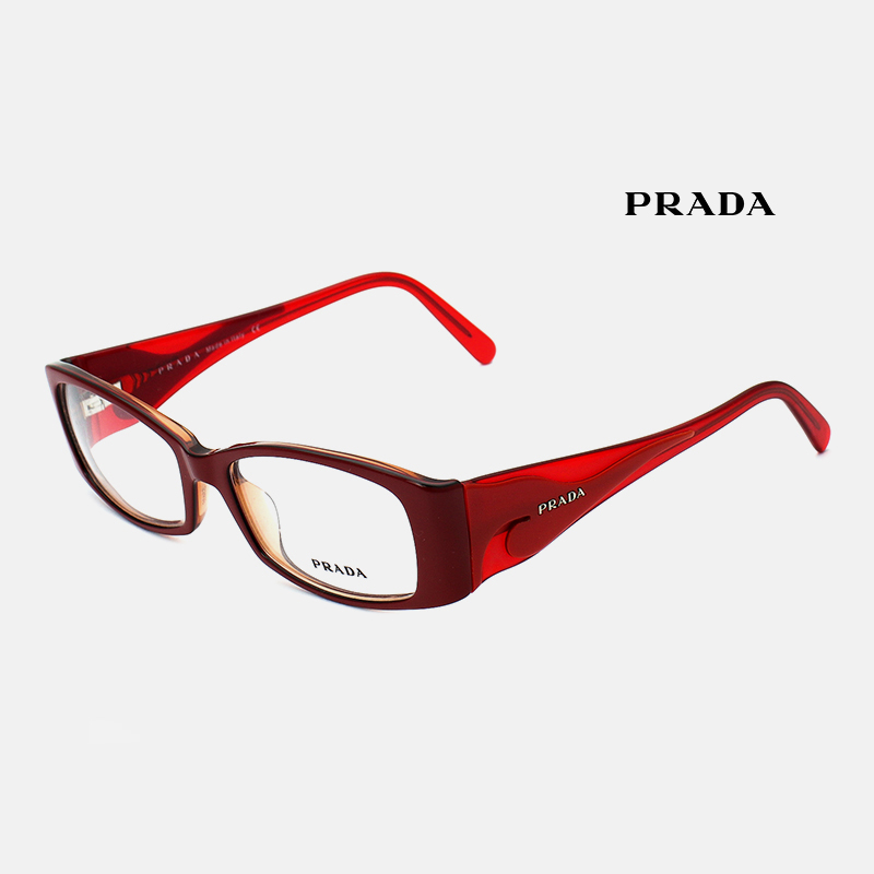 PRADA VPR09G 普拉達品牌眼鏡｜紅色個性休閒板材女士眼鏡 女生品牌眼鏡框【幸子眼鏡】