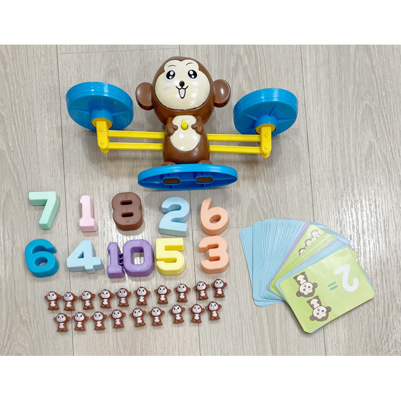 《二手桌遊》數字天秤玩具 數字天秤 九成新