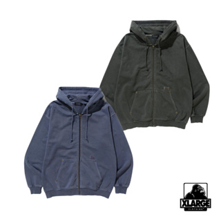 XLARGE PIGMENT DYED ZIP UP HOODED SWEAT 連帽外套101231012008