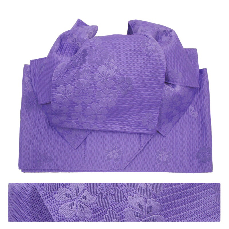 日本和服 — 簡易型腰帶 紫色 新品