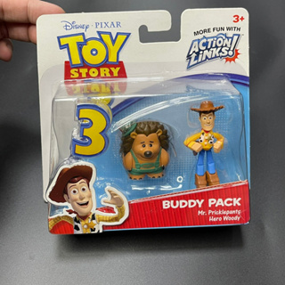 【玩具咖啡人】玩具總動員 TOY STORY 絕版老品 Buddy Pack 吊卡豌豆莢 小奶油 芭比 肯尼 釘子褲犀莉