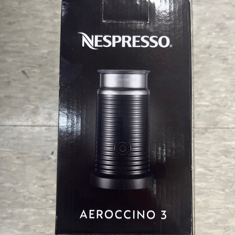 Nespresso雀巢 Aeroccino3 牛奶發泡機 奶泡機 黑色 全新盒裝 未拆封 保固