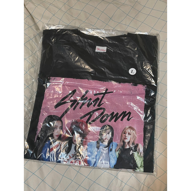 （現貨）官方BLACKPINK BORN PINK 高雄演唱會 周邊 黑色短T shutdown 短T T-shirt