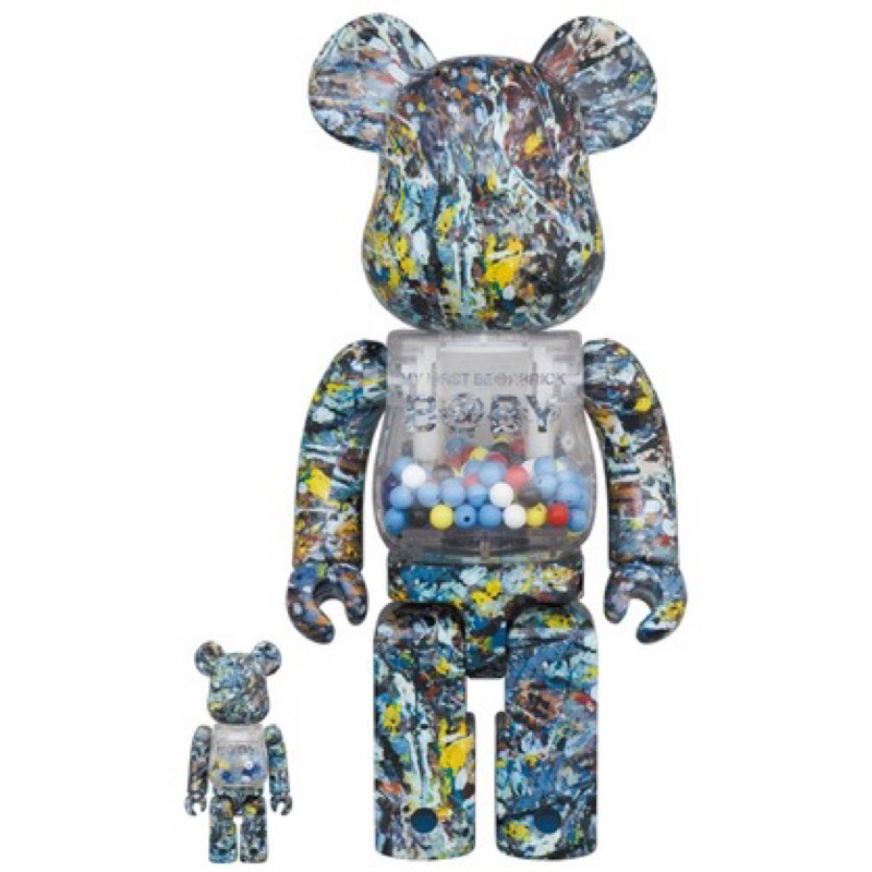 BE@RBRICK My First Baby 庫柏力克熊 400%+100% 潑墨千秋