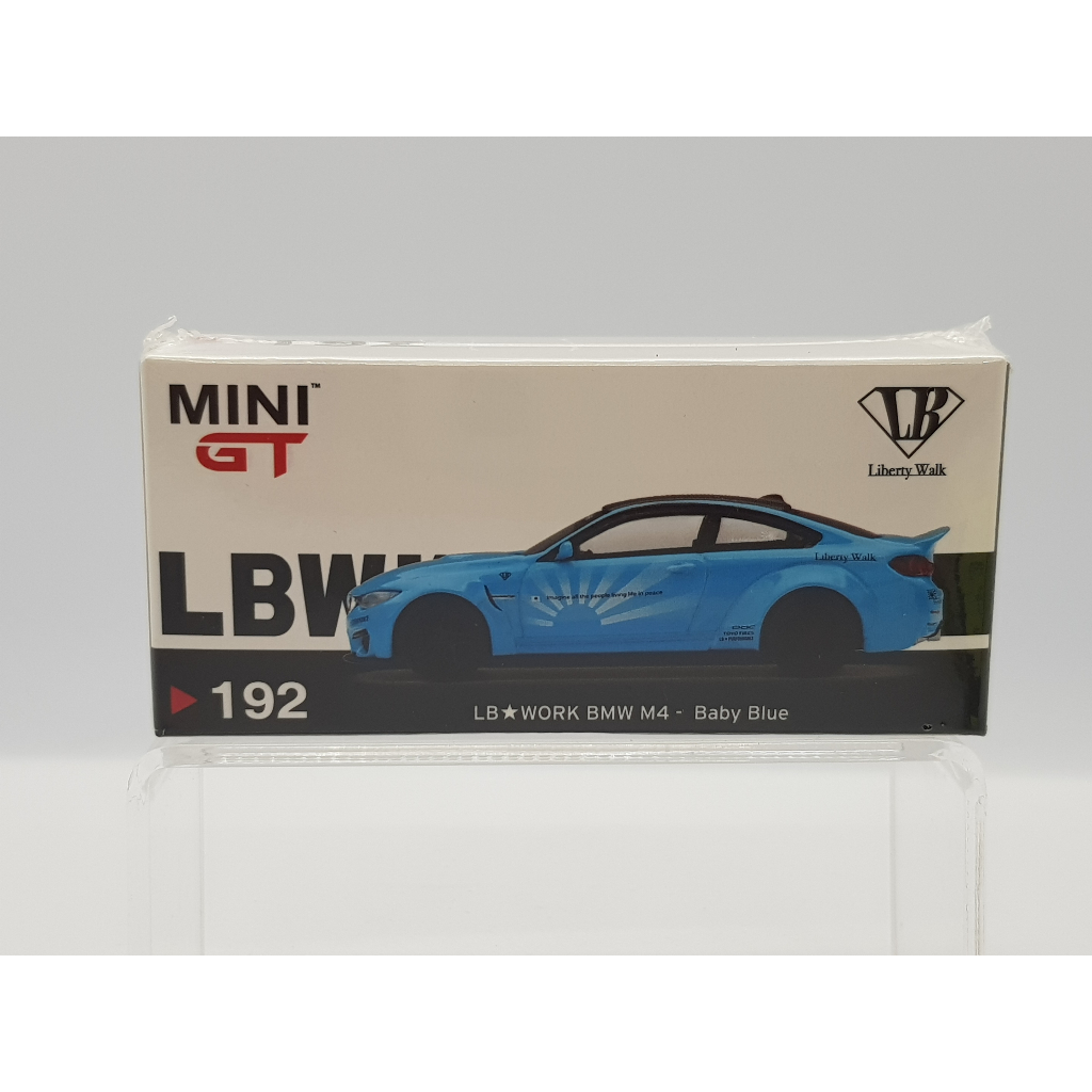 【小車停車場】Mini GT 192 BMW LB WORK M4 baby blue