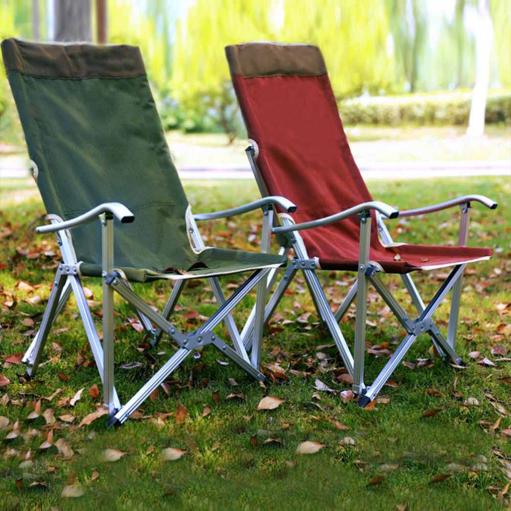 【AOTTO】大款免安組裝鋁合金戶外露營休閒折疊椅
