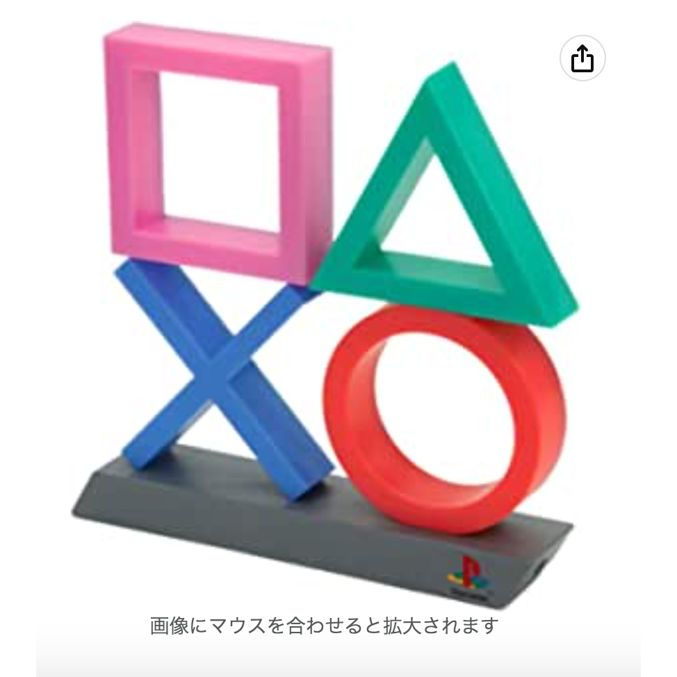 &lt;日本直送&gt;PlayStation Icons Light XL彩色小夜燈