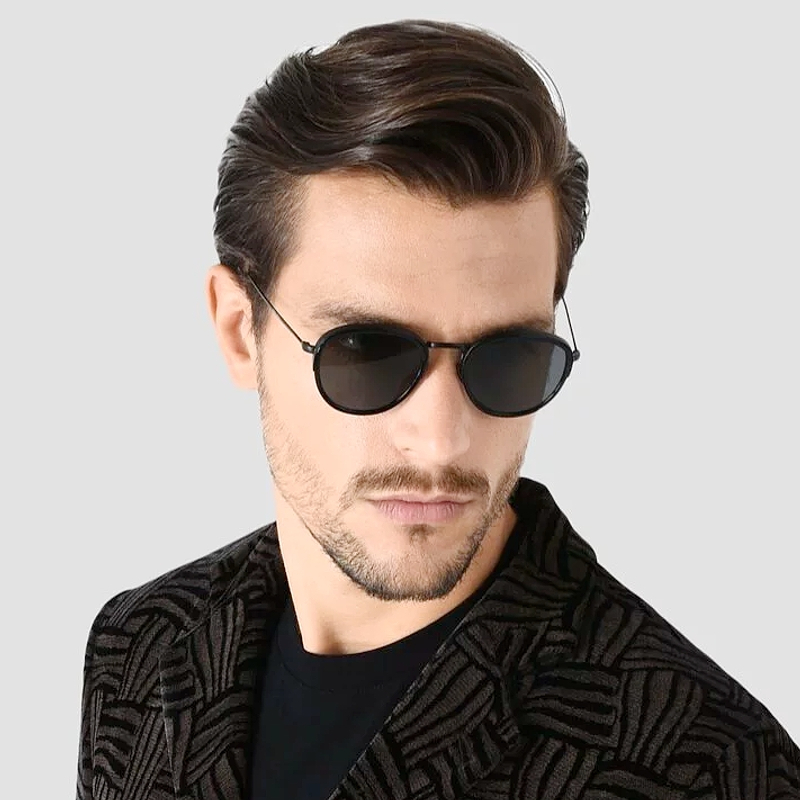 Giorgio Armani AR6068 喬治亞曼尼太陽眼鏡｜時尚復古圓框小臉文藝墨鏡 男生品牌眼鏡框【幸子眼鏡】