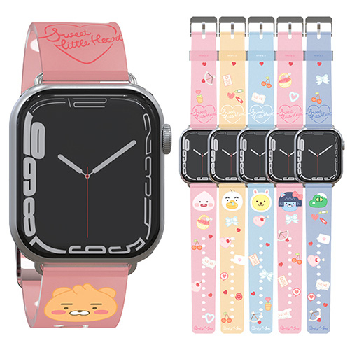 Apple Watch Ultra / Galaxy Watch│韓國 KAKAO 印刷圖案 TPU 透明錶帶