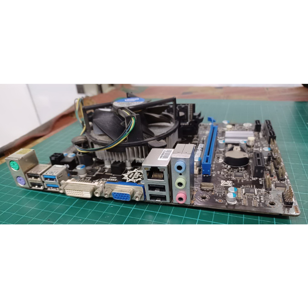 微星H81M-P33 主機板+G3220+DDR3 4G記憶體 3合1 二手良品