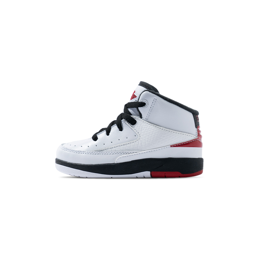 Nike JORDAN 2 RETRO (TD) 童鞋 小童 白黑紅 喬丹 學步鞋 休閒鞋 DQ8563-106