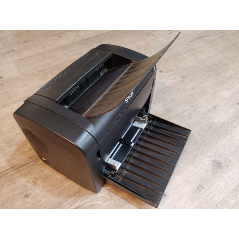 EPSON AcuLaser M1200 黑白雷射印表機 二手 含原廠碳粉匣及感光鼓 實測列印多張不卡紙