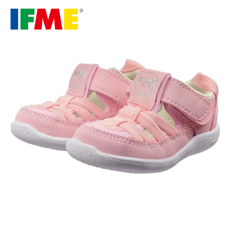 [新竹-實體門市]日本IFME水涼鞋-排水系列 粉色 寶寶涼鞋 水涼鞋 日本機能鞋 涼感速乾 涼鞋