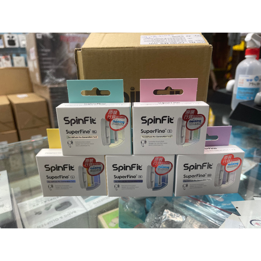 SpinFit SuperFine  For Apple Airpods Pro  1/ 2一代  二代矽膠耳塞