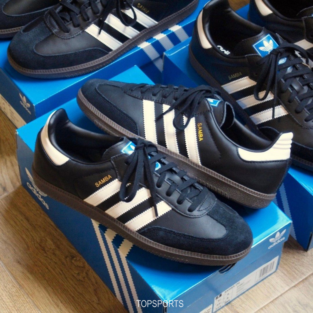【TOP】Adidas Originals Samba OG 焦糖底 皮革 麂皮 休閒 經典 藍標 男女鞋 B75807