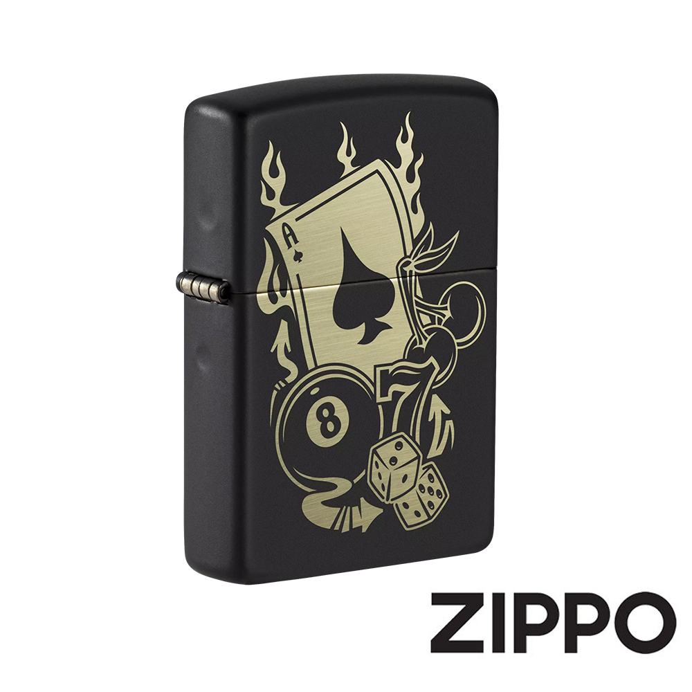 ZIPPO 賭場元素設計防風打火機 美國設計 官方正版 現貨 限量 禮物 送禮 客製化 終身保固 49257