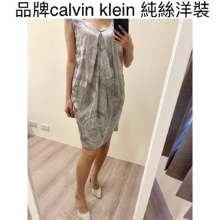 時光物 全新/二手服飾-品牌calvin klein 純絲洋裝 015