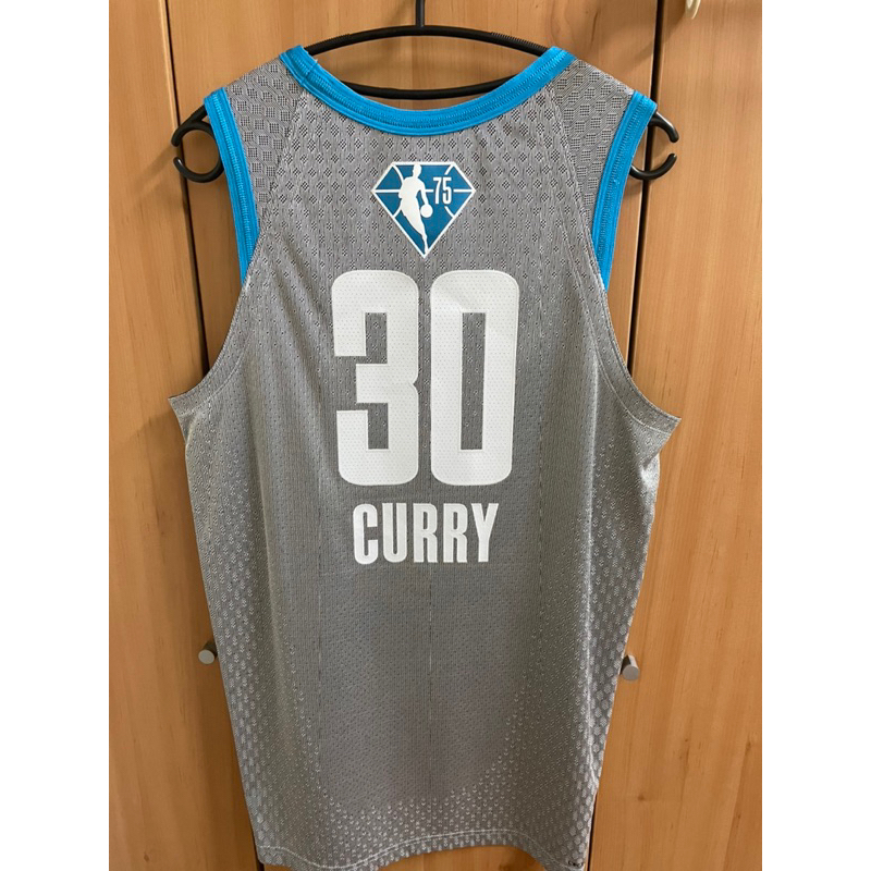 Nike NBA球衣 AU球員版 Stephen Curry 2022克里夫蘭明星賽MVP M號Warriors