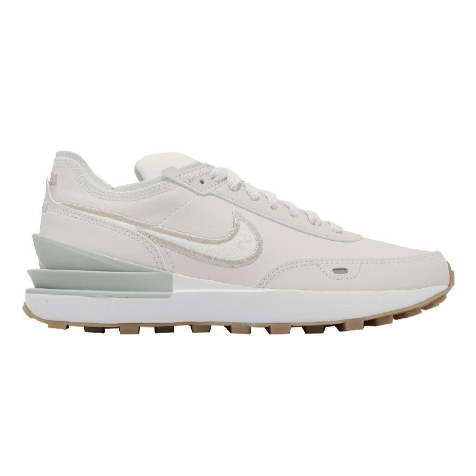 【NIKE】Wmns Waffle One SE 解構雙勾 復古 緩震（白／銀色、25cm*1）- DR9502-001