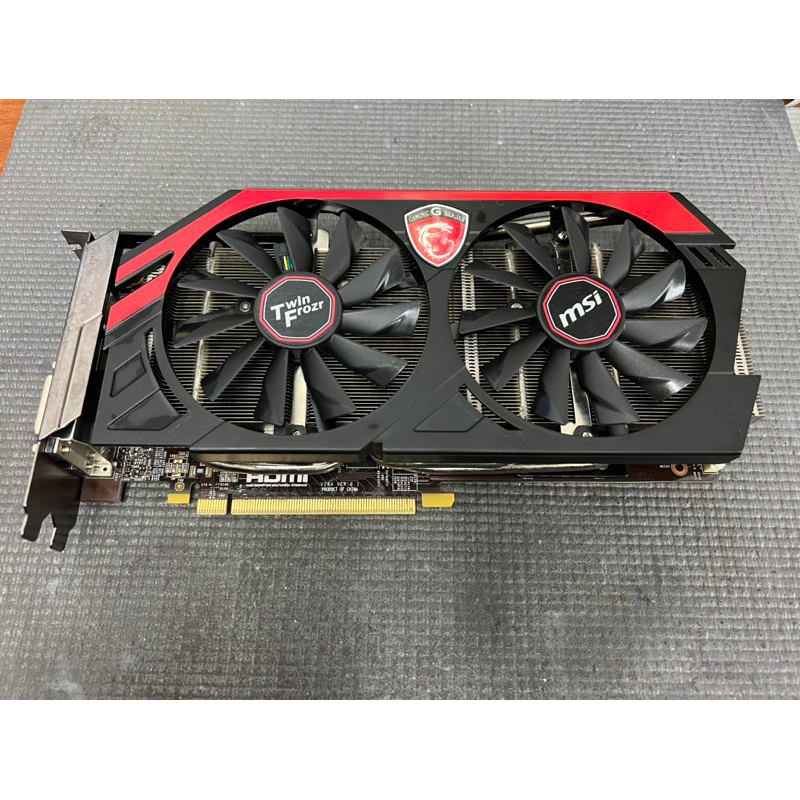 微星 GTX760 N760 TF 2GD5/OC 顯示卡 (要插電6pin+8pin)