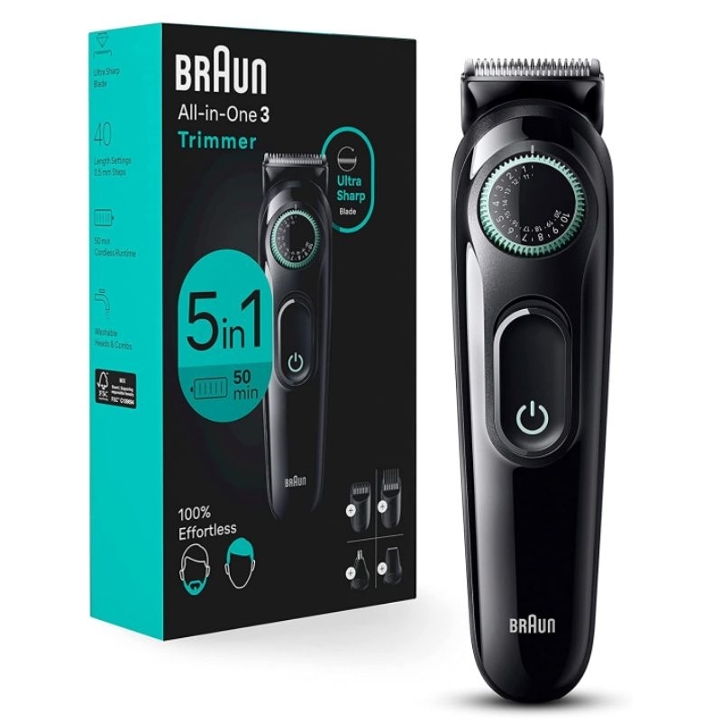 【現貨特賣】德國百靈 BRAUN  mgk3220 aio3450 3430 bt多功能修容器 電動理髮器 修容造型器