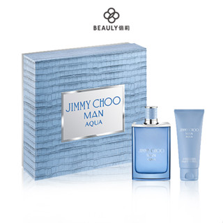 JIMMY CHOO MAN AQUA 活力海洋淡香水禮盒 (50ml淡香水+100ml沐浴精)《BEAULY倍莉》男香