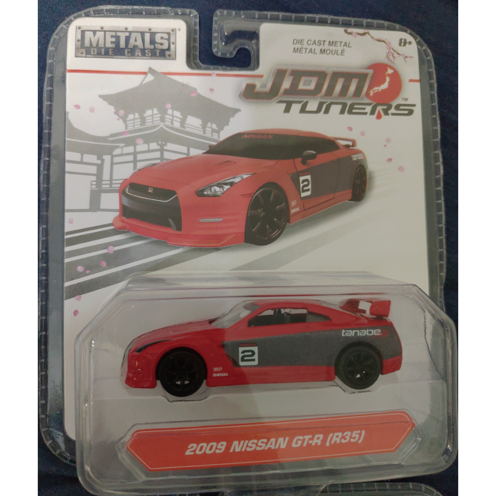 JADA Toys 2009 NISSAN GT-R[R35] 1/55 64參考 模型 GTR