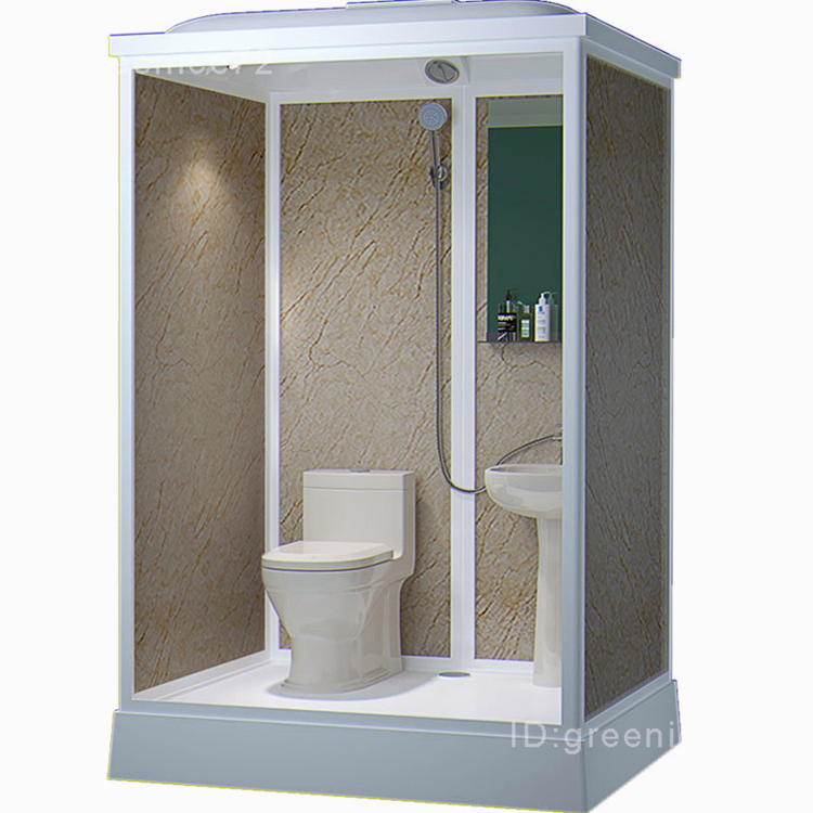 【含運】2.0x1.3一體式衛生間淋浴房【馬桶只做搭配展示】整體移動浴室家用裝修隔斷玻璃浴房集成衛浴R1