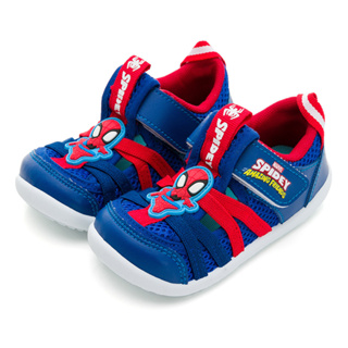 Marvel 漫威 蜘蛛人 童鞋 小朋友涼鞋 童休閒涼鞋 卡通休閒鞋 兒童涼鞋 台灣製造 藍 MNKT35666