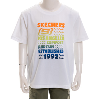 SKECHERS 男童短袖衣 - L222B006-0019