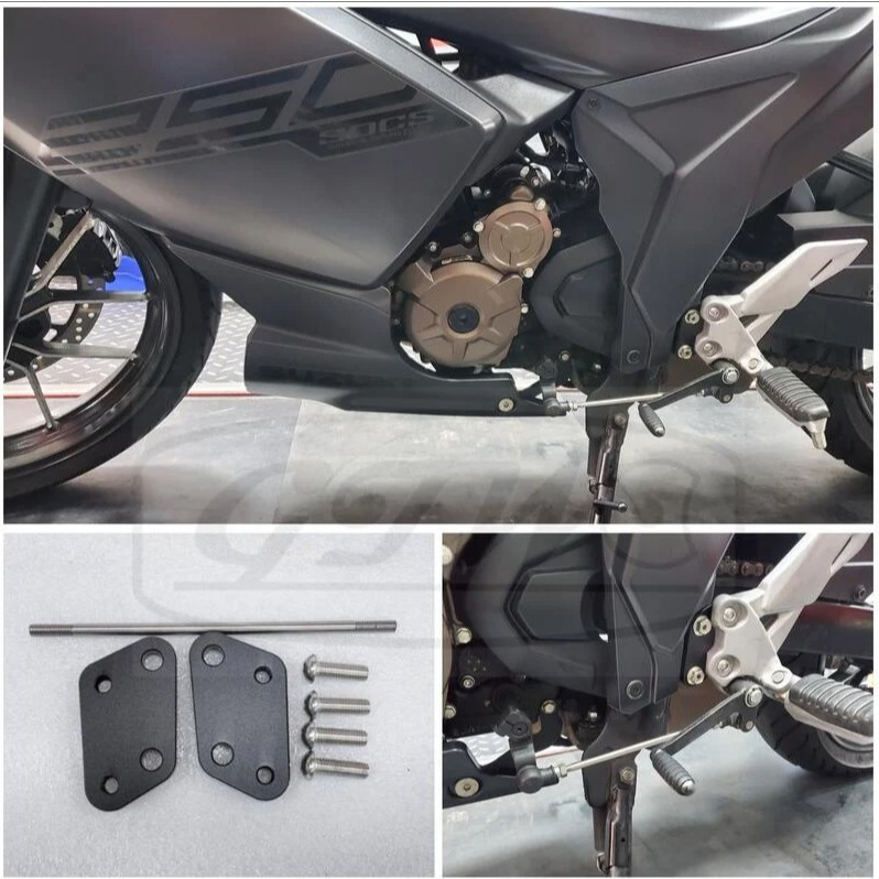 《GTW零件庫》免運優惠 全新 SUZUKI GIXXER 250 SF 改裝 CNC 腳踏後移 半組