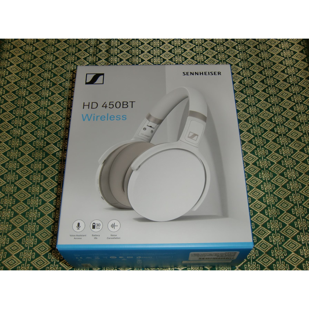 二手 森海塞爾 白色 HD 450 BT 耳罩式藍牙耳機 無線耳機 森海 SENNHEISER