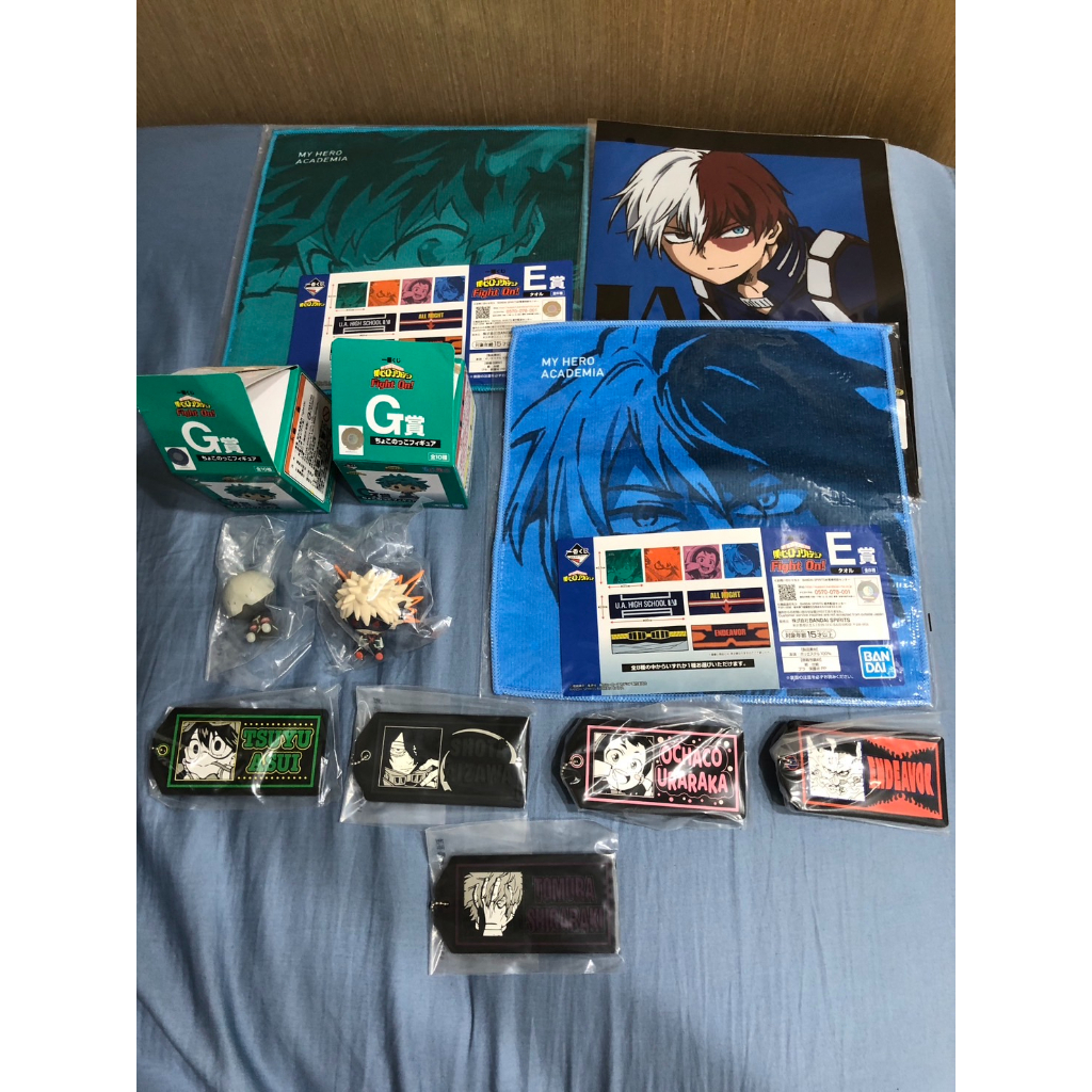 我的英雄學院 Fight On! 一番賞 G賞 小公仔 軟膠 轟 圖懷絲 麗日 蛙吹 安德瓦 死柄木 相澤 爆豪 綠谷