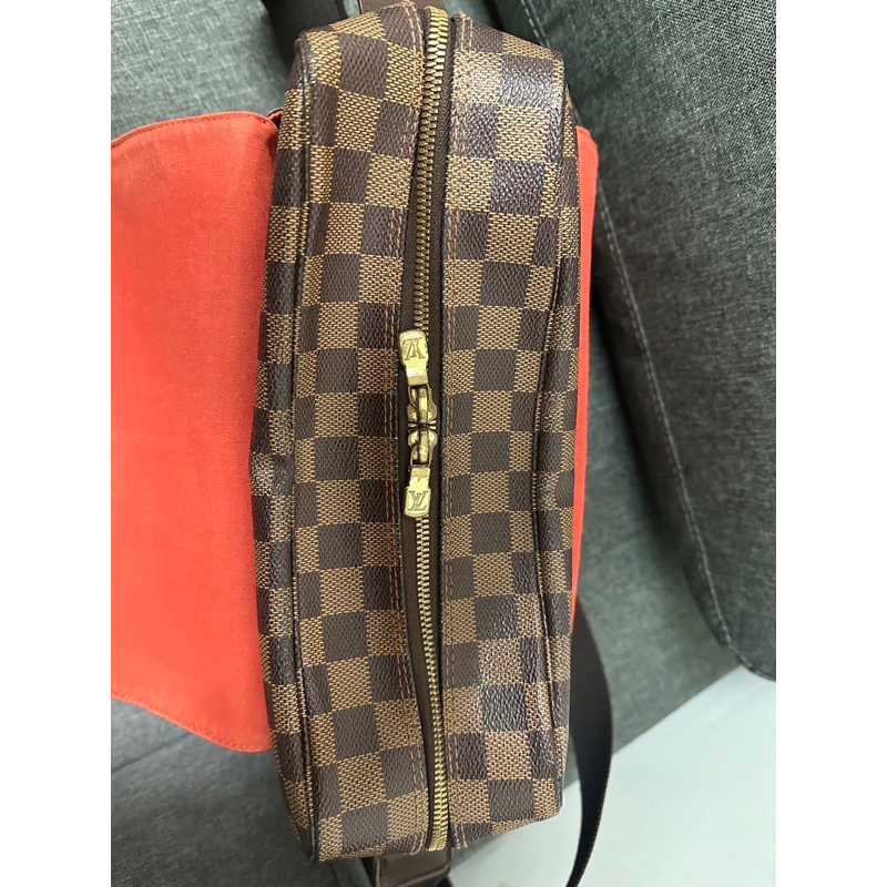 ✨【Louis Vuitton LV 格紋肩背包 斜背包】郭富城包約8成新
