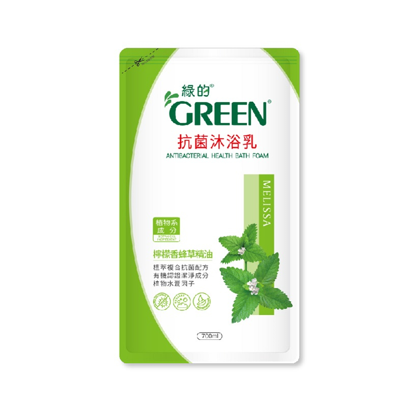 綠的抗菌沐浴乳補充包檸檬香蜂700ml毫升【家樂福】