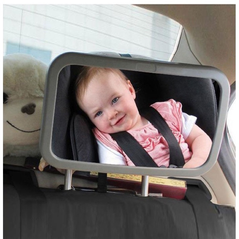 二手 寶寶安全座椅觀察鏡 汽車嬰兒後視輔助鏡 寶寶照後鏡2入