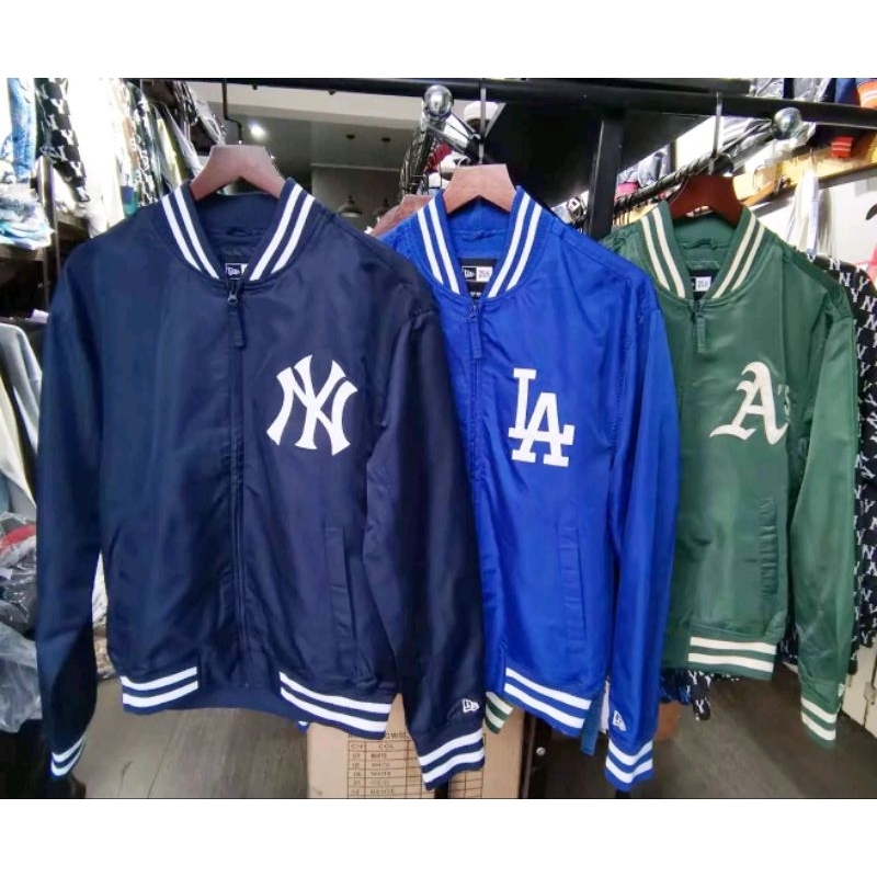 NEW ERA NY 洋基 LA 道奇 AS 運動家 棒球外套 春款夾克 嘻哈 饒舌 尺寸S~XXL