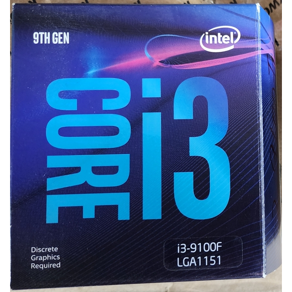 【S03 筑蒂資訊】含稅 全新 Intel i3-9100F LGA1151 九代 9TH GEN 盒裝CPU