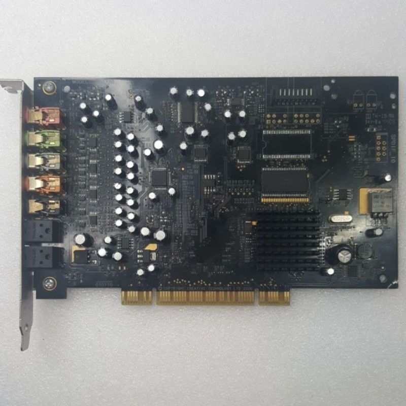 故障 BAD 創新SB0770 PCI 音效卡Sound Blaster X-Fi Audio 7.1(壞) 報帳 維修